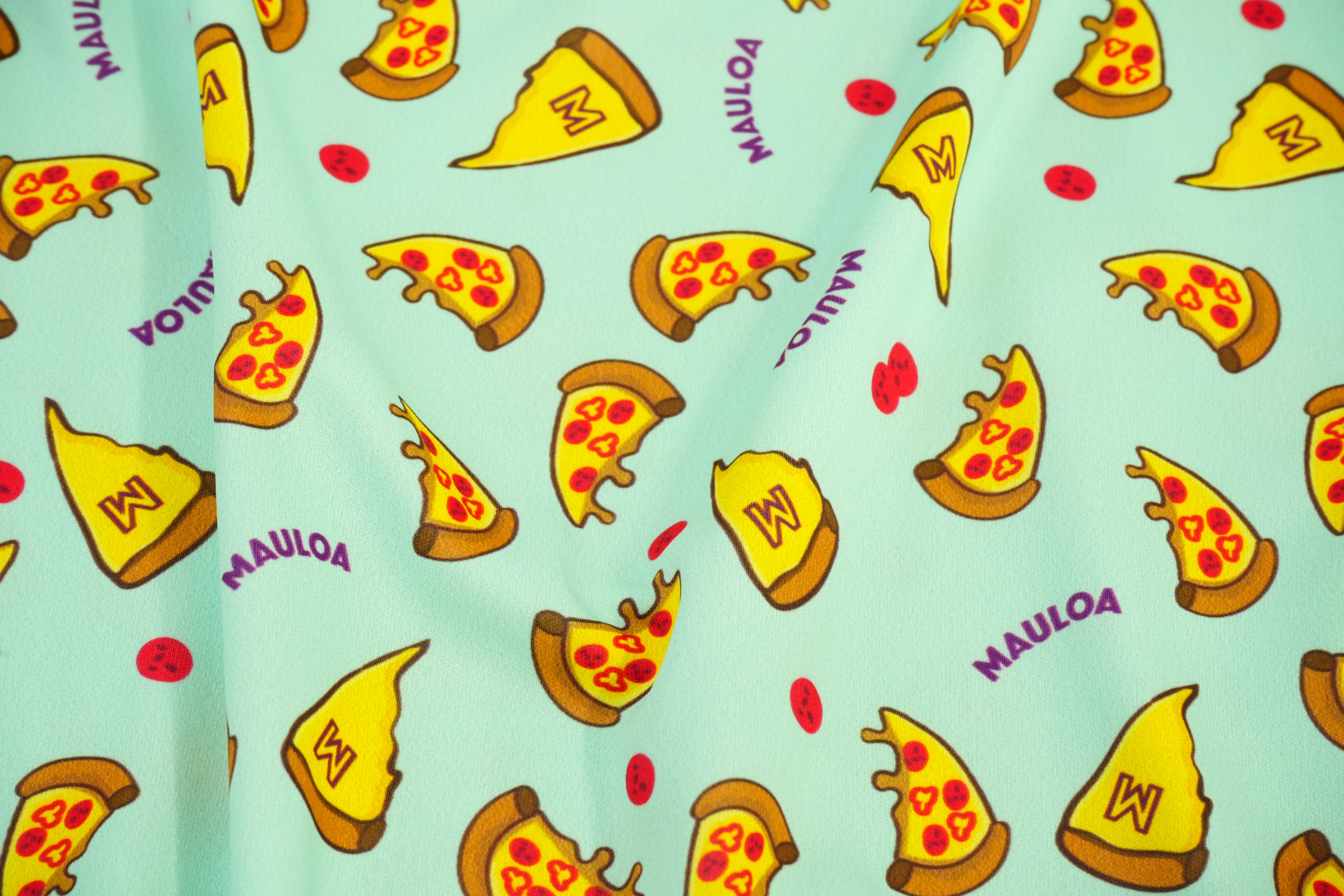 レディース MAULOA 半袖モックシャツ Pizza Pizza